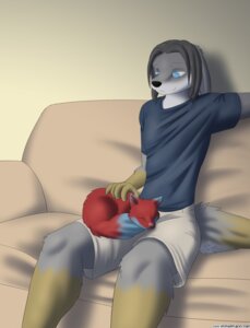 Rating: Safe Score: 0 Tags: absurd_res anthro blue_eyes canid canine domestic_pet duo e621 feral fox furniture hi_res male mammal nx-42 petting sofa User: bunchy7s Rating: Safe Score: 0 Tags: absurd_res anthro blue_eyes canid canine domestic_pet duo e621 feral fox furniture hi_res male mammal nx-42 petting sofa User: bunchy7s
