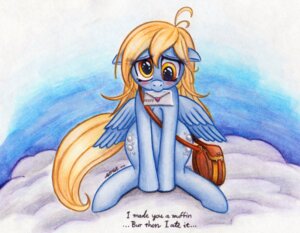 Rating: Safe Score: 0 Tags: blonde_hair blush cutie_mark delivery_(commerce) delivery_employee derpy_hooves_(mlp) detailed detailed_background e621 english_text envelope envelope_in_mouth equid equine feathered_wings feathers female feral food friendship_is_magic grey_body grey_feathers hair hasbro lavosvsbahamut mailbag mammal mouth_hold muffin my_little_pony mythological_creature mythological_equine mythology object_in_mouth pegasus postal_carrier postal_delivery quadruped sky solo tail text toony wings User: bunchy7s