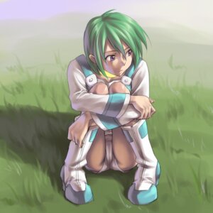 Rating: Questionable Score: 0 Tags: boots eureka eureka_seven female grass green_hair mosha rule34 sitting solo User: bunchy7s