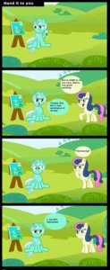 Rating: Safe Score: 0 Tags: absurd_res amber_eyes blue_eyes bonbon_(mlp) brush comic cutie_mark dialogue duo e621 earth_pony english_text equid equine female feral friendship_is_magic fur grass green_body green_fur grin hair hasbro hi_res horn horse human huskkies long_hair looking_at_viewer lyra_heartstrings_(mlp) mammal multicolored_hair my_little_pony mythological_creature mythological_equine mythology open_mouth outside paintbrush painting_(object) plant pony shrub sitting smile teeth text tongue two_tone_hair unicorn yellow_eyes User: bunchy7s