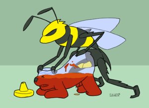 Rating: Explicit Score: 0 Tags: 2008 2boys bear bee compression_artifacts cum cum_inside doggy_style fur furry furry_only gay interspecies male male_only penis rule34 sex steinbeck text User: bunchy7s