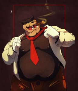 Rating: Questionable Score: 0 Tags: 2014 accessory anthro biped black_background bottomwear cigar clothed clothing coat disney domestic_cat donryu e621 felid feline felis fur glistening gloves glowing grasp handwear happy hi_res looking_at_viewer male mammal muscular muscular_anthro muscular_male necktie nipples open_clothing open_mouth open_shirt open_topwear overweight overweight_anthro overweight_male pants partially_clothed pecs pete_(disney) raised_arm shadow shirt simple_background smile smoke smoking solo standing teeth tongue topwear yellow_eyes User: bunchy7s