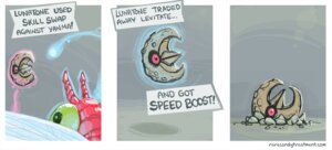 Rating: Safe Score: 0 Tags: ambiguous_gender bummerdude comic e621 english_text feral generation_2_pokemon generation_3_pokemon humor lunatone nintendo pokemon pokemon_(species) rock text yanma User: bunchy7s