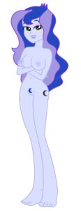Rating: Explicit Score: 0 Tags: blush breasts cutie_mark e621 equestria_girls female genitals grandfathered_content hasbro human kog_smut mammal my_little_pony nipples not_furry princess_luna_(eg) smile solo standing vulva User: bunchy7s