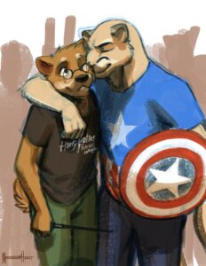 Rating: Safe Score: 0 Tags: 2011 anthro canid canine canis captain_america_(marvel) chris_(meesh) clothed clothing cosplay cougar digital_media_(artwork) domestic_dog duo e621 english_text eyewear felid feline fur glasses harry_potter_(series) hug john_(meesh) little_buddy male male/male mammal marvel meesh open_mouth shield shirt tail teeth text topwear wand User: bunchy7s