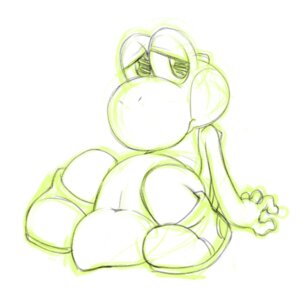 Rating: Explicit Score: 0 Tags: 1:1 anthro anus clothing cotora dinosaur e621 female footwear genitals green_yoshi mario_bros monochrome nintendo prehistoric_species reptile scalie shoes simple_background solo tail tailbutt thick_tail vulva white_background yoshi User: bunchy7s