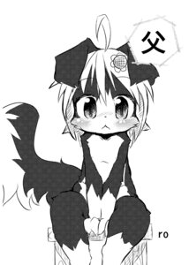 Rating: Questionable Score: 0 Tags: ahoge ambiguous_gender anthro black_and_white blush canid canine e621 hair mammal monochrome nude nyankone solo stippling tail young young_anthro User: bunchy7s
