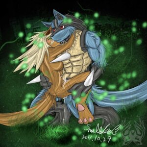 Rating: Explicit Score: 0 Tags: abs anthro biceps bodybuilder canine cum cum_inside female furry lucario male muscles nippleless_male pecs pokemon pokemon_(species) romantic rule34 smalblee straddle straight User: bunchy7s