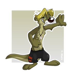 Rating: Safe Score: 0 Tags: 1:1 2010 3_toes 4_fingers anthro barefoot biped black_nose blonde_hair brown_body brown_fur cel_shading clothed clothing e621 feet fingers fur hair jewelry kipper looking_aside looking_at_viewer male mammal mustelid necklace otter outline shaded short_hair smile solo standing swimwear tail toes toony topless whiskers white_body white_fur User: bunchy7s