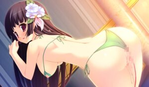 Rating: Explicit Score: 0 Tags: artist_request bikini black_hair blush cupless_bra female flower hair_flower long_hair nipples pussy rule34 swimsuit User: bunchy7s