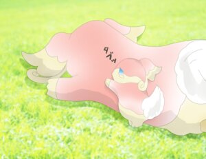 Rating: Safe Score: 0 Tags: ambiguous_gender audino bodily_fluids duo e621 generation_5_pokemon grass hi_res japanese_text lying natsumegusa2 nintendo on_front outside plant pokemon pokemon_(species) sad tears text translation_request User: bunchy7s