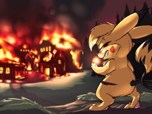 Rating: Safe Score: 0 Tags: 4:3 anthro arson biped carrot_(artist) chest_tuft digital_media_(artwork) digitigrade e621 evil_grin fan_character female fire fur generation_1_pokemon half-closed_eyes hi_res hybrid legendary_pokemon looking_back magic magic_user mammal mew_(pokemon) narrowed_eyes night nintendo outside pawpads paws pikachu pokemon pokemon_(species) rodent smile smoke solo standing tail teeth town tuft yellow_body yellow_fur User: bunchy7s