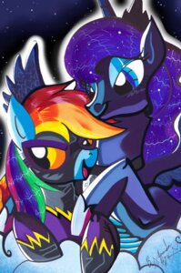 Rating: Safe Score: 0 Tags: 2013 aurora-chiaro blue_body blue_eyes blue_feathers blue_fur clothing constellation duo e621 equid equine feathered_wings feathers female feral friendship_is_magic fur hair hasbro horn mammal mask multicolored_hair my_little_pony mythological_creature mythological_equine mythology night pegasus princess_luna_(mlp) rainbow_dash_(mlp) rainbow_hair shadowbolts_(mlp) skinsuit star tight_clothing winged_unicorn wings yellow_eyes User: bunchy7s