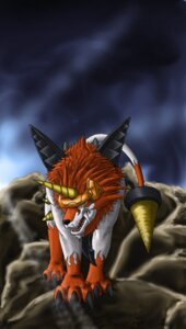 Rating: Safe Score: 0 Tags: bandai_namco canid canine claws digimon digimon_(species) dorulumon drill e621 fangs feral hair horn kiminuria male mammal orange_hair quadruped solo tail teeth yellow_eyes User: bunchy7s