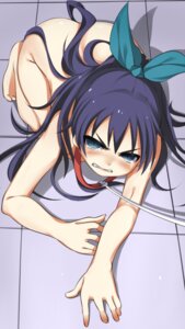 Rating: Questionable Score: 0 Tags: all_fours angry bitch_taken_for_walk black_hair blue_eyes blush bondage collar face female foreshortening ganaha_hibiki hands idolmaster leash long_hair looking_at_viewer nishikou_meri nishimuku_meri nude pet_play ponytail ribbon rule34 solo tied_hair User: bunchy7s