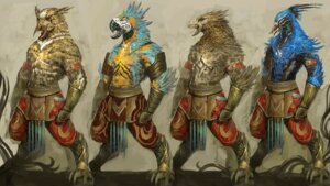 Rating: Safe Score: 0 Tags: 16:9 4_toes accipitrid accipitriform anthro ara_(genus) armor asian_mythology avian beak bird blue-and-yellow_macaw blue_body blue_feathers brown_body brown_feathers claws clothed clothing e621 east_asian_mythology feathers feet galliform gauntlets gloves grey_background group guild_wars handwear japanese_mythology kekai_kotaki macaw male mythology neotropical_parrot new_world_parrot open_mouth owl parrot peafowl phasianid realistic simple_background standing tengu toes true_parrot tusks widescreen yellow_body yellow_feathers yokai User: bunchy7s