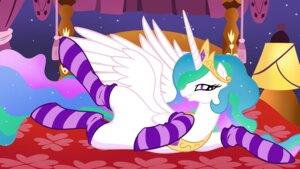 Rating: Safe Score: 0 Tags: bed bedding best_princess blanket clothing crown curtains e621 equid equine feathered_wings feathers female feral footwear friendship_is_magic furniture hair hasbro headgear hi_res horn jewelry junglepony lamp legwear looking_at_viewer mammal multicolored_hair multicolored_tail my_little_pony mythological_creature mythological_equine mythology necklace princess_celestia_(mlp) purple_eyes smile socks solo tail tiara white_body white_feathers winged_unicorn wings User: bunchy7s