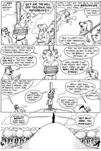 Rating: Questionable Score: 0 Tags: 2009 anthro base_four_layout black_and_white blockage_(layout) bold_text bound bulge canid canine clothing comic crowd dialogue domestic_pig e621 english_text equid equine five_frame_image forest four_row_layout group gustav_(here_there_be_dragons) here_there_be_dragons horizontal_blockage horse karno male mammal monochrome plant profanity speech_bubble suid suine sus_(pig) tail text text_emphasis tree User: bunchy7s