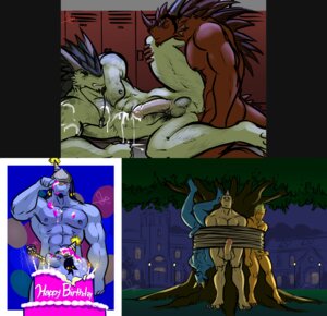 Rating: Explicit Score: 0 Tags: 2013 abs anal anal_orgasm anal_penetration anthro anthro_on_anthro antlers armpit_hair asian_mythology balloon balls bdsm bgn biceps big_penis biped birthday_cake bodily_fluids body_hair bondage bound bound_together building cake chest_hair clenched_teeth cobondage cum cum_while_penetrated demon dessert digital_media_(artwork) dog_tags dragon duo e621 east_asian_mythology ejaculation erection food from_front_position front_view genital_fluids genitals group group_sex gs_(character) hairy hands-free hi_res horn house humanoid humanoid_genitalia humanoid_penis inflatable inside japanese_mythology lizard locker locker_room lying male male/male male_penetrating missionary_position mr._stanley multiple_images muscular muscular_male muscular_sub mythological_creature mythological_scalie mythology night nipples nude on_back oni orgasm outside pecs penetration penis plant pop_up_cake reptile restraints rope rope_bondage scalie sex side_view solo standing submissive submissive_male surprised tail teeth threesome tree tree_bondage trio upside_down yokai User: bunchy7s