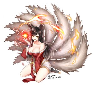 Rating: Safe Score: 0 Tags: 2014 ahri_(lol) animal_humanoid armwear asian_clothing asian_mythology big_breasts black_body black_fur black_hair breasts canid canid_humanoid canine canine_humanoid cleavage clothed clothing detached_sleeves dress e621 east_asian_clothing east_asian_mythology female fire fox fox_humanoid fox_spirit fox_tail fur glowing gold_(metal) hair humanoid japanese_clothing japanese_mythology jeongmito kitsunebi league_of_legends long_hair long_sleeves looking_at_viewer magic mammal mammal_humanoid multi_tail mythology open_mouth riot_games simple_background sleeves smile solo tail tassels tencent white_background white_body white_fur yellow_eyes User: bunchy7s