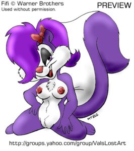 Rating: Explicit Score: 0 Tags: 2002 anthro female fifi_la_fume furry mammal purple_hair rule34 skunk tagme tiny_toon_adventures vkyrie User: bunchy7s