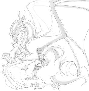 Rating: Explicit Score: 0 Tags: 2013 4_eyes ambiguous_gender claws dominant dragon duo e621 erection feral feral_on_feral flight_rising from_behind_position genitals grin guardian_dragon hi_res horn larger_dom larger_male male membrane_(anatomy) membranous_wings mirror_dragon monochrome multi_eye mythological_creature mythological_scalie mythology penetration penis raised_tail saeto15 scalie sex simple_background size_difference sketch smaller_ambiguous smile tail white_background wings User: bunchy7s