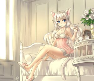 Rating: Safe Score: 0 Tags: animal_humanoid babydoll bare_legs bare_shoulders bed bedroom blonde_hair blue_eyes blush breasts cat_humanoid cleavage clothed clothing curtains e621 eyewear fangs felid felid_humanoid feline feline_humanoid female flower footwear full-length_portrait furniture gl_ztoh glasses grey_hair hair humanoid inside lace light long_hair mammal mammal_humanoid nightgown photo pillow plant portrait rose_(flower) shoes signature sitting slippers smile solo sunlight tail teeth touching_hair twirling_hair vase white_rose User: bunchy7s