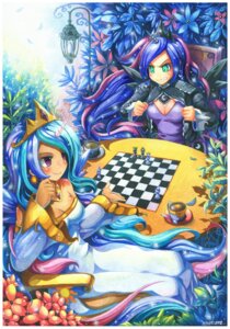 Rating: Safe Score: 0 Tags: angry animal_humanoid beverage bishop blue_eyes blue_hair blush board_game border breasts chair checkerboard_(object) chess cleavage clothed clothing container crown cup cutlery dress duo e621 ear_piercing emperpep equid equid_humanoid equine equine_humanoid female flower food friendship_is_magic frown furniture gaming garden hair hand_on_chin hasbro headgear horn horned_humanoid humanoid humanoidized jacket king kitchen_utensils lamp long_hair mammal mammal_humanoid multicolored_hair my_little_pony open_mouth outside piercing plant plate princess princess_celestia_(mlp) princess_luna_(mlp) purple_clothing purple_eyes purple_shirt purple_topwear queen raised_hand royalty shirt shrub sibling_(lore) sister_(lore) sisters_(lore) sitting smile spoon sun tea teeth tools topwear upset white_border white_clothing white_dress winged_humanoid wings User: bunchy7s