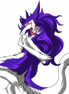 Rating: Safe Score: 0 Tags: anthro e621 female hair long_hair mammal nude open_mouth rain_silves sergal simple_background solo tail tongue tongue_out white_background yen_rin User: bunchy7s