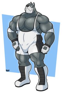 Rating: Safe Score: 0 Tags: 2013 anthro biceps big_muscles biped black_nose boots bulge canid canine canis clothing domestic_dog e621 fingerless_gloves footwear fur gloves great_dane grey_body grey_fur grin handwear hound_(houndgrey) houndgrey male mammal mastiff molosser musclegut muscular muscular_anthro muscular_male nipples pecs pose shoes simple_background slightly_chubby smile solo standing wrestler wrestling_singlet User: bunchy7s