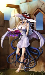 Rating: Safe Score: 0 Tags: absurd_res bat black_sclera book clothed clothing colored_nails demon domestic_cat dress duo e621 fangs felid feline felis female flower footwear grey_hair hair hat headgear headwear hi_res horn humanoid lilim_(mge) long_hair looking_at_viewer mammal maritan membrane_(anatomy) membranous_wings monster_girl_(genre) monster_girl_encyclopedia nails off_shoulder pen plant red_eyes rose_(flower) ruins sandals shoes solo_focus spade_tail spread_wings sun_hat sundress tail teeth tentacles wide_brim_hat wings yellow_eyes User: bunchy7s