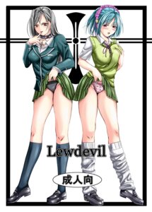 Rating: Explicit Score: 0 Tags: akashiya_moka arsenal black_panties blue_hair blush breast_grab breasts collar cross demon female female_only grey_hair inner_moka kurono_kurumu lewdevil long_hair looking_at_viewer loose_socks multiple_females multiple_girls open_mouth panties pink_panties purple_eyes red_eyes rosario+vampire rule34 sakura_kanawo school_uniform schoolgirl short_hair silver_hair skirt skirt_lift socks succubus sweater tongue underwear white_socks User: bunchy7s