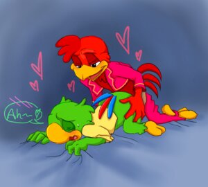 Rating: Explicit Score: 0 Tags: all_fours amazon_parrot anal anthro anthro_on_anthro avian beak bird blue_background blush chicken dialogue disney doggystyle duo e621 english_text from_behind_position g-blue16 galliform green_body heart_symbol jose_carioca low_res male male/male male_penetrated male_penetrating male_penetrating_male neotropical_parrot panchito_pistoles parrot penetration phasianid red_body romantic romantic_couple sex simple_background text the_three_caballeros true_parrot User: bunchy7s