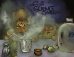 Rating: Questionable Score: 0 Tags: 2011 amber_eyes apple_bloom_(mlp) applejack_(mlp) beaker blonde_hair bottle clothing coin container cutlery drugs duo e621 earth_pony english_text equid equine female feral food friendship_is_magic fruit glass gold_(metal) gold_coin green_eyes hair hasbro hat headgear headwear horse kitchen_utensils laboratory_equipment laboratory_glassware lemon mammal money my_little_pony ottanta pink_hair plant pony red_hair salt science scientific_instrument smoke spoon text tools vines User: bunchy7s