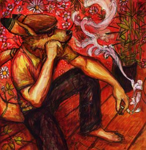 Rating: Safe Score: 0 Tags: anthro biped black_nose bottomwear cigarette clothing detailed detailed_background e621 eyes_closed eyewear flower glasses hat headgear headwear java kangaroo macropod male mammal marsupial pants plant shirt sitting smoke smoking solo tail toony topwear User: bunchy7s Rating: Safe Score: 0 Tags: anthro biped black_nose bottomwear cigarette clothing detailed detailed_background e621 eyes_closed eyewear flower glasses hat headgear headwear java kangaroo macropod male mammal marsupial pants plant shirt sitting smoke smoking solo tail toony topwear User: bunchy7s
