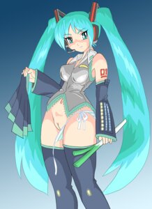 Rating: Explicit Score: 0 Tags: 1girl 1girls 2d aqua_eyes aqua_hair artist_request black_skirt black_sleeves black_thighhighs blue_eyes blue_hair breasts collared_shirt color detached_sleeves eyebrows_visible_through_hair female female_only grey_shirt hair hatsune_miku headset holding_clothing holding_object holding_skirt light-skinned_female light_skin long_hair number_tattoo panties pleated_skirt pussy red_tattoo rule34 shirt side-tie_panties skirt skirt_removed sleeveless sleeveless_shirt sleeves smile solo spring_onion striped striped_panties tattoo thighhighs twintails underwear very_long_hair vocaloid User: bunchy7s