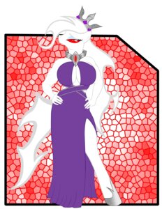 Rating: Questionable Score: 0 Tags: abstract_background anthro biped breasts cleavage clothed clothing crown danielssj dress e621 equid equine female fur hair half-closed_eyes headgear hi_res hooves horse looking_at_viewer mammal mane narrowed_eyes pandora_(danielssj) red_eyes simple_background solo standing white_background white_body white_fur white_hair User: bunchy7s