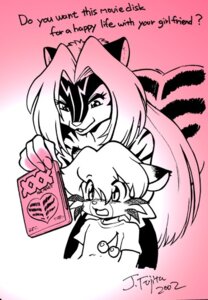 Rating: Questionable Score: 0 Tags: 2002 age_difference anthro black_body black_fur cherry clothing duo e621 english_text felid female food fruit fur gradient_background hair heart_symbol hybrid j-fujita juju_(j-fujita) long_hair male mammal mephitid pantherine pink_theme plant pornography shirt shocked simple_background skunk text tiger topwear white_hair xxx young young_anthro zig_zag User: bunchy7s
