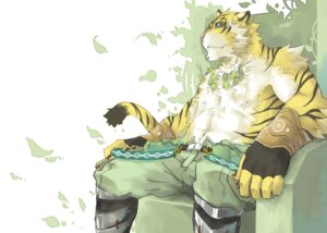 Rating: Safe Score: 0 Tags: anthro beau_(artist) belt biceps big_muscles blue_eyes bottomwear chair clothing e621 felid fur furniture gloves handwear jewelry male mammal muscular muscular_anthro muscular_male pantherine pants pecs pose solo stripes tail throne tiger wallpaper User: bunchy7s