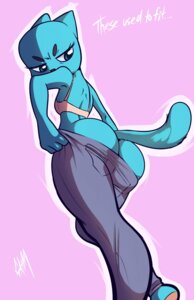 Rating: Questionable Score: 0 Tags: anthro ass_too_fat blue_body bottomwear bra butt cartoon_network clothing dialogue digital_media_(artwork) domestic_cat e621 english_text felid feline felis female looking_back mammal mature_anthro mature_female nicole_watterson pants solo struggling_to_fit tail text the_amazing_world_of_gumball thefuckingdevil underwear User: bunchy7s Rating: Questionable Score: 0 Tags: anthro ass_too_fat blue_body bottomwear bra butt cartoon_network clothing dialogue digital_media_(artwork) domestic_cat e621 english_text felid feline felis female looking_back mammal mature_anthro mature_female nicole_watterson pants solo struggling_to_fit tail text the_amazing_world_of_gumball thefuckingdevil underwear User: bunchy7s