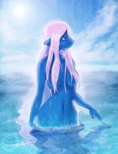 Rating: Questionable Score: 0 Tags: 2014 anthro big_breasts biped blue_body blue_fur breasts cainethelongshot casual_nudity detailed_background e621 female fur hair hi_res long_hair mammal nude outside pink_hair purple_eyes sea seascape skinny_dipping sky solo standing unknown_species vex_(cainethelongshot) water wet User: bunchy7s