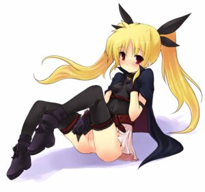 Rating: Questionable Score: 0 Tags: fate_testarossa female goban long_hair lyrical_nanoha mahou_shoujo_lyrical_nanoha mahou_shoujo_lyrical_nanoha_a's no_panties pussy ribbon ribbons rule34 skirt thighhighs tied_hair twintails uncensored User: bunchy7s