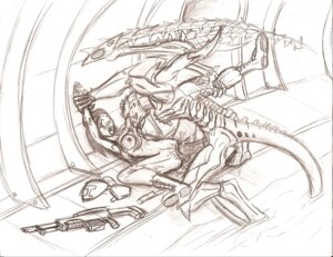 Rating: Explicit Score: 0 Tags: 1boy 1girls alien astra_militarum female guardswoman_(warhammer_40k) gun imperial_guard imperium_of_man large_insertion lasgun lictor male monochrome nipples rape rule34 sketch stomach_bulge straight tyranid uncensored warhammer_(franchise) warhammer_40k User: bunchy7s