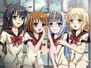 Rating: Explicit Score: 0 Tags: 4girls bandaid bandaid_on_pussy eucliwood_hellscythe female female_only haruna_(kore_wa_zombie_desu_ka?) highres kore_wa_zombie_desu_ka? maebari multiple_females multiple_girls no_panties pointy_chin pussy rule34 school_uniform seraphim_(kore_wa_zombie_desu_ka?) smile yoshida_yuki User: bunchy7s