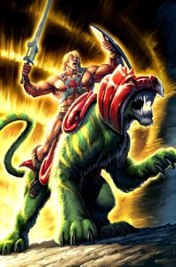 Rating: Safe Score: 0 Tags: 2005 battle_cat duo e621 felid he-man human jprart male mammal masters_of_the_universe mattel melee_weapon pantherine sword tiger weapon User: bunchy7s