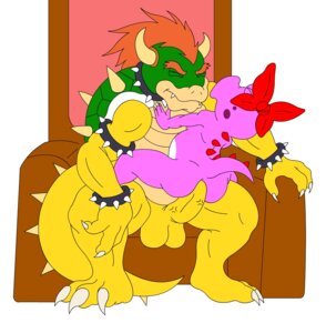 Rating: Explicit Score: 0 Tags: artist_request birdo bowser female green_shell horns koopa mario_(series) nintendo rule34 shell smooth_skin spiky_shell User: bunchy7s