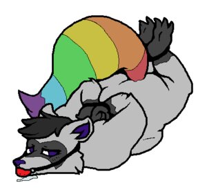 Rating: Explicit Score: 0 Tags: 1boy anthro bondage bound chubby furry furry_only gag male male_only overweight raccoon rainbow rainbow_tail rule34 solo tail User: bunchy7s