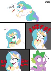 Rating: Safe Score: 0 Tags: anthro comic conditional_dnp derp_eyes dialogue digital_media_(artwork) dragon e621 english_text equid equine feathered_wings feathers female feral friendship_is_magic grey_background hasbro hi_res horn male mammal my_little_pony mythological_creature mythological_equine mythological_scalie mythology princess princess_celestia_(mlp) royalty scalie scared simple_background skoon spike_(mlp) tail text white_background white_body white_feathers winged_unicorn wings User: bunchy7s