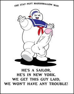 Rating: Explicit Score: 0 Tags: balls ghostbusters male mr._stay_puft penis rule34 tagme User: bunchy7s