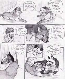 Rating: Safe Score: 0 Tags: ambiguous_gender canid canine canis comic coop_(wrng) dialogue digitigrade e621 english_text feral fur graphite_(artwork) greyscale group human male mammal monochrome natsume_(wrng) natsumewolf oz_(wrng) quadruped rikku snow tail text traditional_media_(artwork) winter wolf wolf's_rain wolf's_rain_next_generation User: bunchy7s